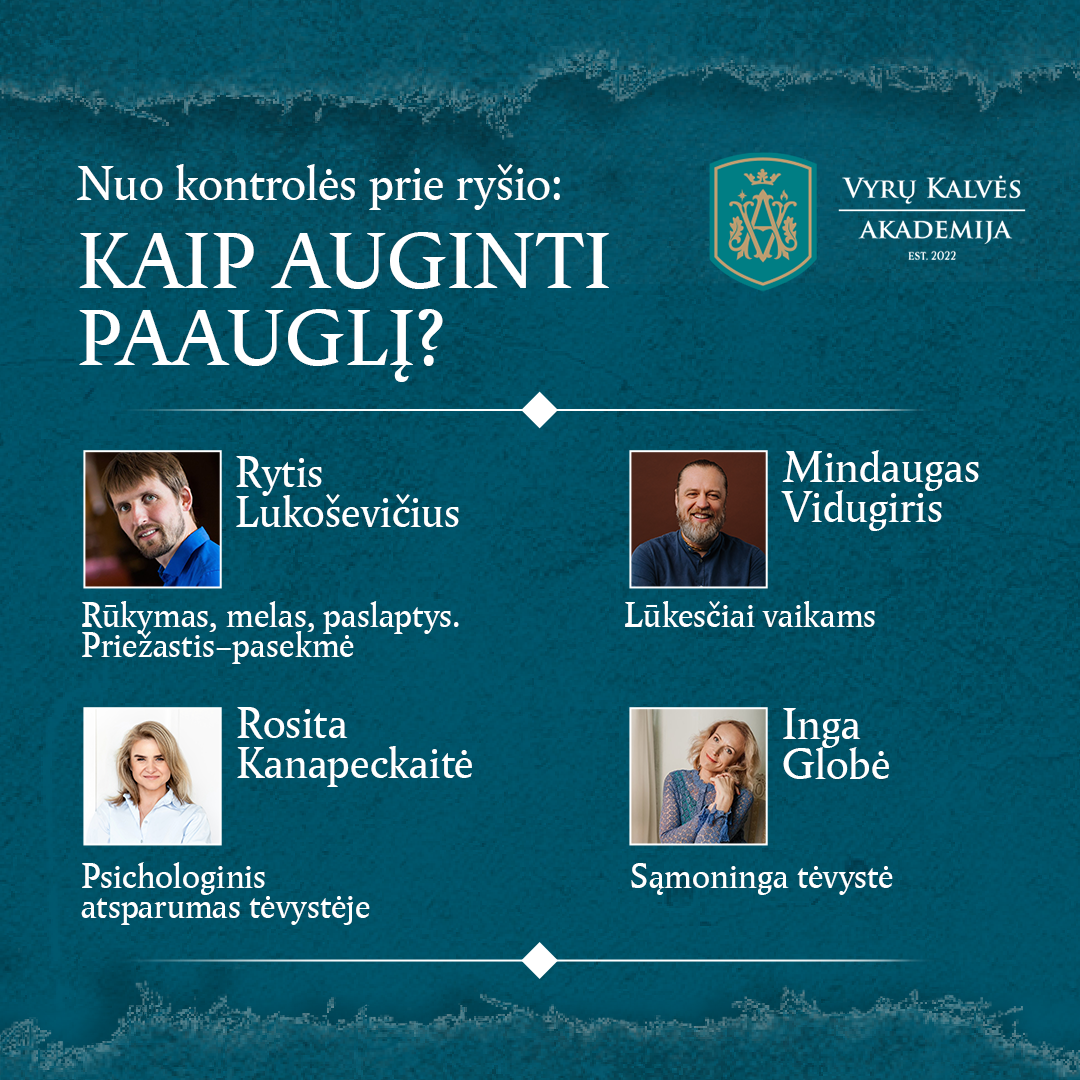 Nuo kontrolės prie ryšio: kaip auginti paauglį?