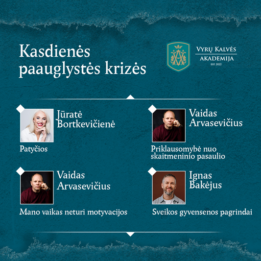 Kasdienės paauglystės krizės | Mokykla, ekranai, motyvacija ir emocinis fonas