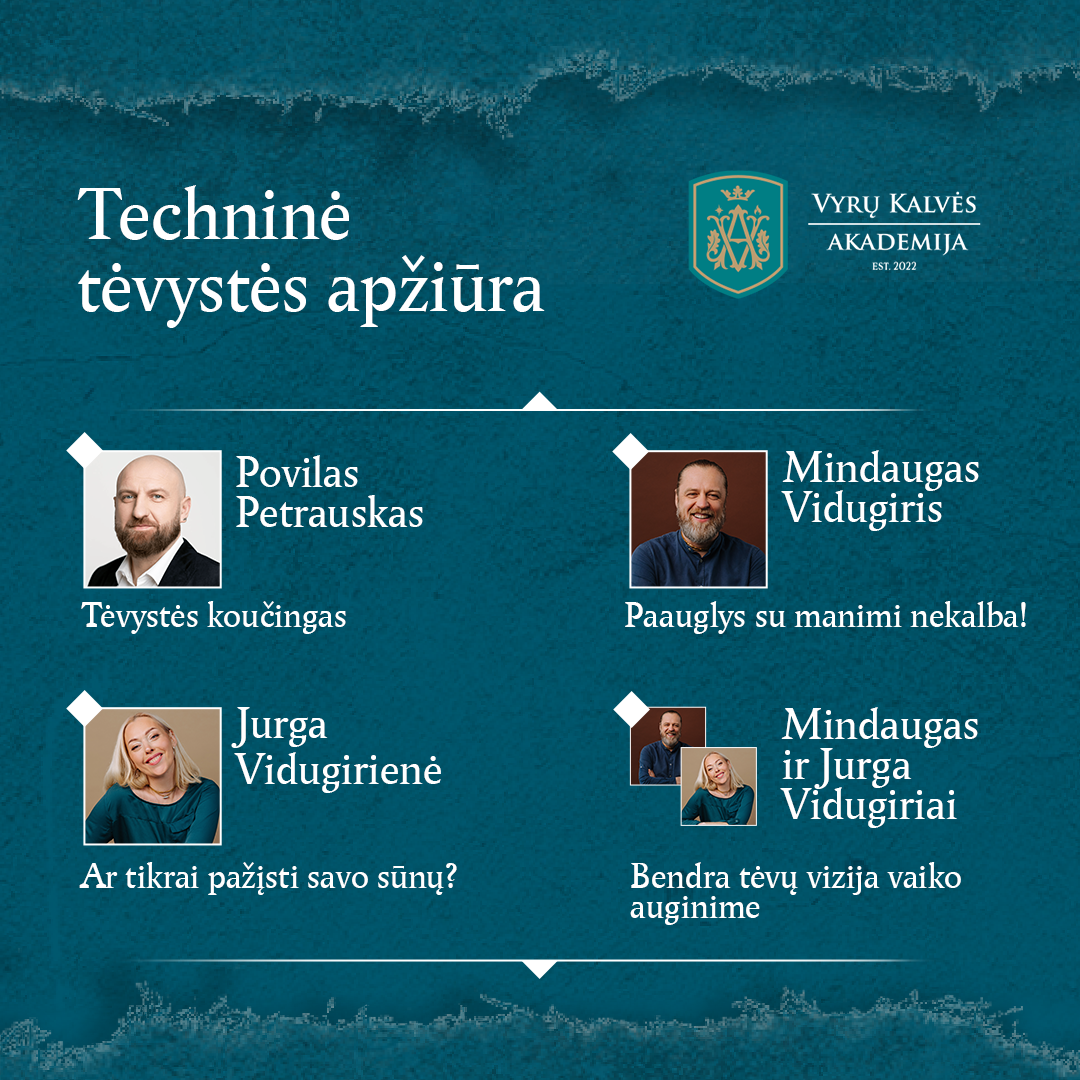 Techninė tėvystės apžiūra | Kaip kalbėtis, girdėti ir auginti kartu